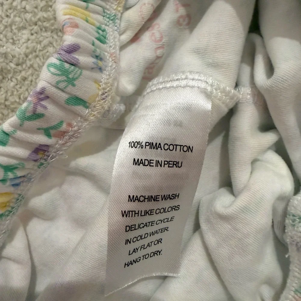 Pristine Like new JAMES & LOTTIE girl's two piece short set in full bloom 3T - Picture 6 of 10